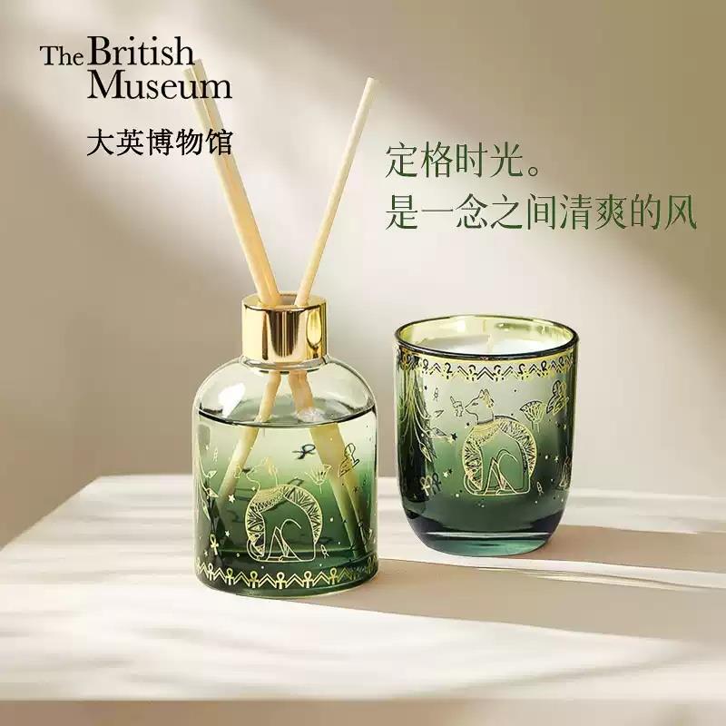 大英博物館四季香氛禮盒臥室無(wú)火香薰蠟燭室內(nèi)送禮生日禮物女生