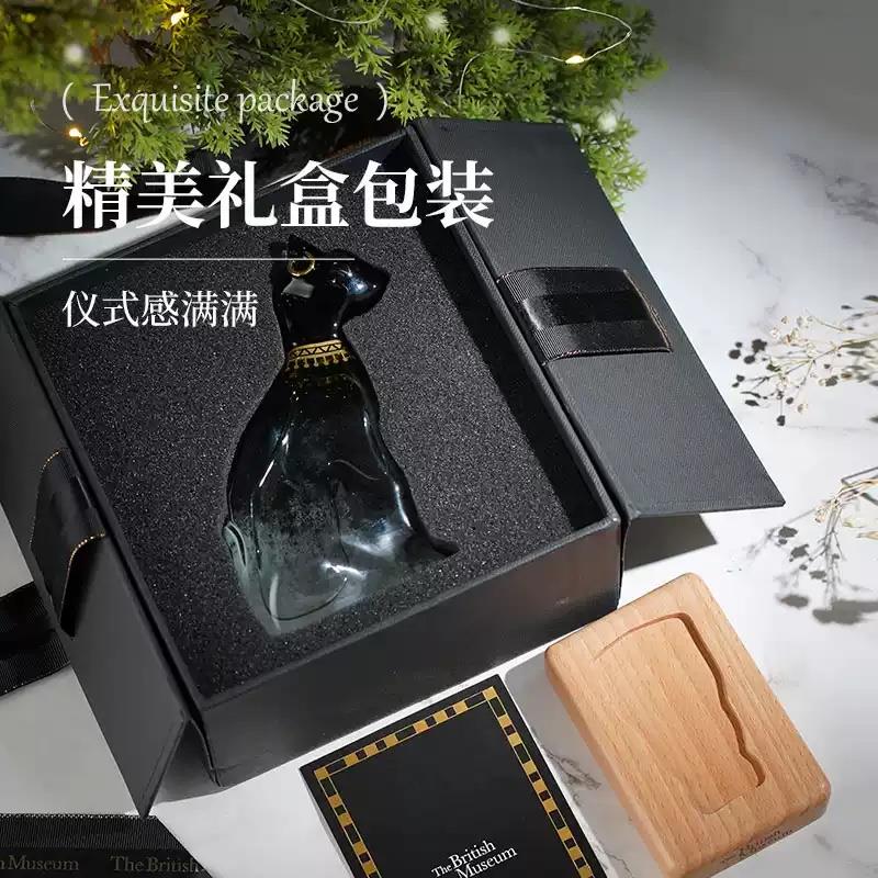 大英博物館埃及文創(chuàng)安德森貓?zhí)鞖馄匡L(fēng)暴瓶擺件新婚男生生日禮物