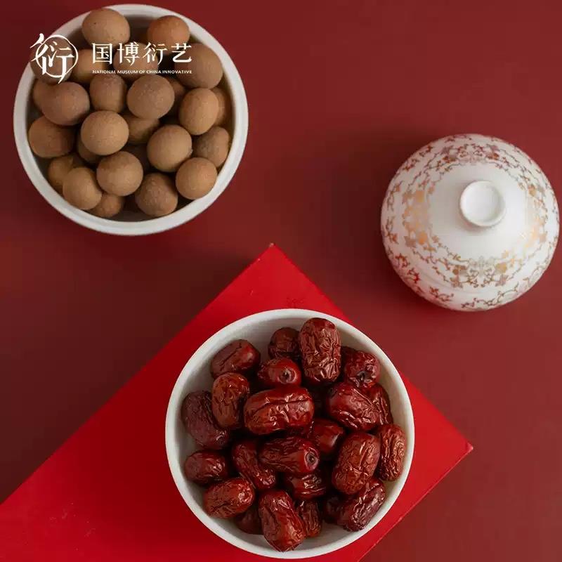 中國國家博物館花果福祿食盒創(chuàng)意收納干果擺放新婚生日伴手禮物