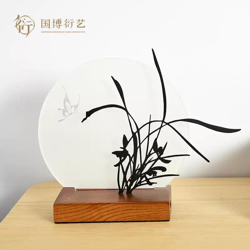 中國國家博物館徐渭竹蘭小夜燈創(chuàng)意中國風(fēng)結(jié)婚生日禮物男女臺燈