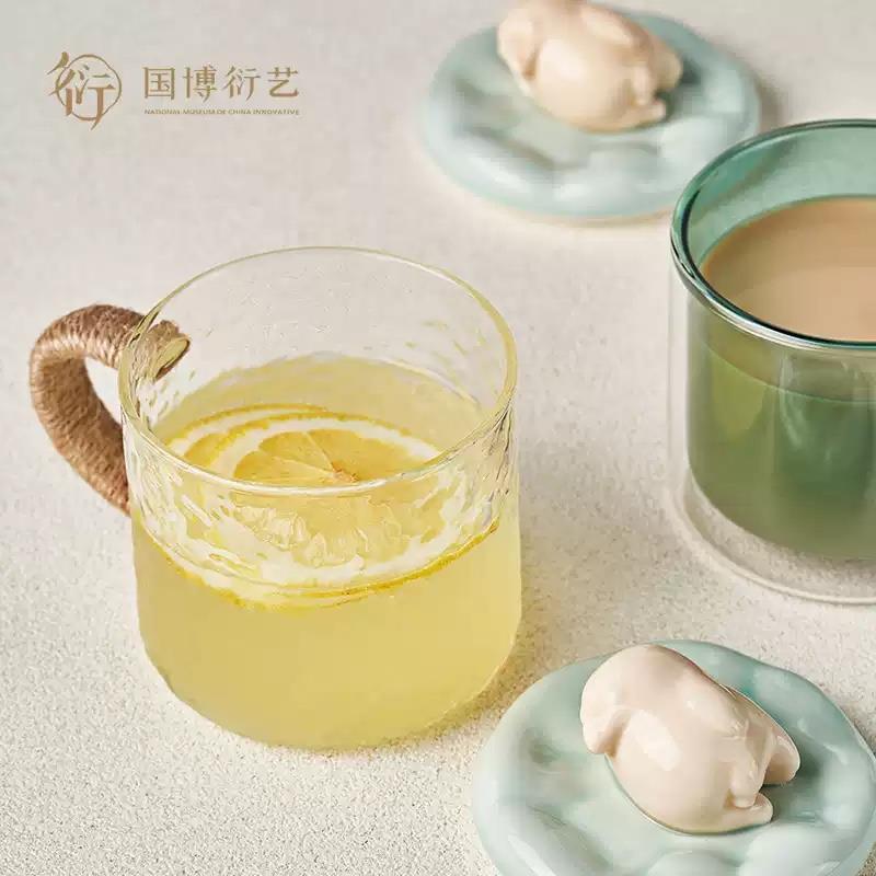 中國(guó)國(guó)家博物館躺贏淘氣兒馬克杯陶瓷杯創(chuàng)意杯子情侶禮物送朋友