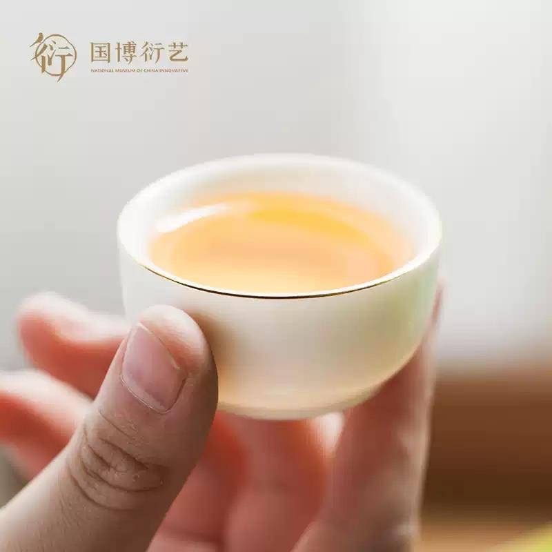 中國(guó)國(guó)家博物館溪山雨意快客杯功夫茶具套裝便攜文創(chuàng)朋友生日禮物