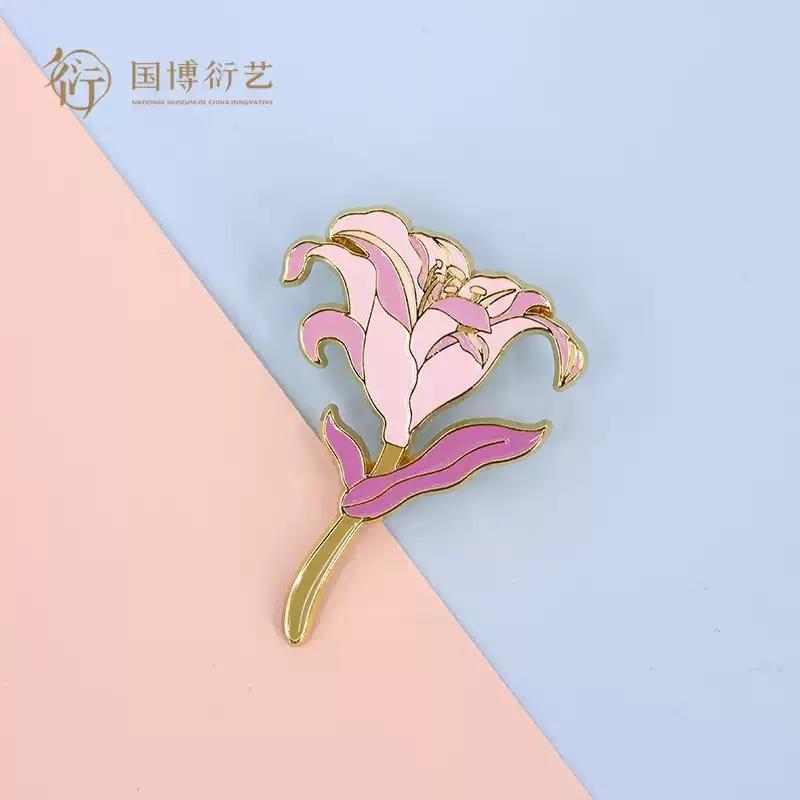 中國國家博物館秘密花園胸針配飾徽章創(chuàng)意裝飾生日送閨蜜朋友禮物