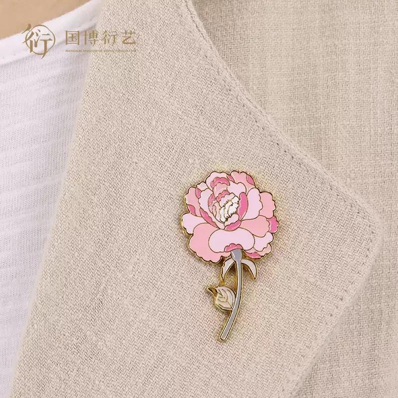 中國國家博物館秘密花園胸針配飾徽章創(chuàng)意裝飾生日送閨蜜朋友禮物