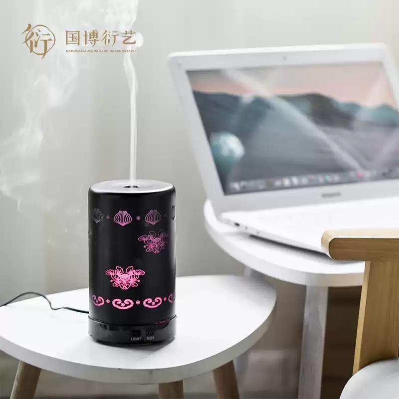 中國國家博物館海晏河清加濕器香薰機(jī)創(chuàng)意臥室家居中國風(fēng)禮物
