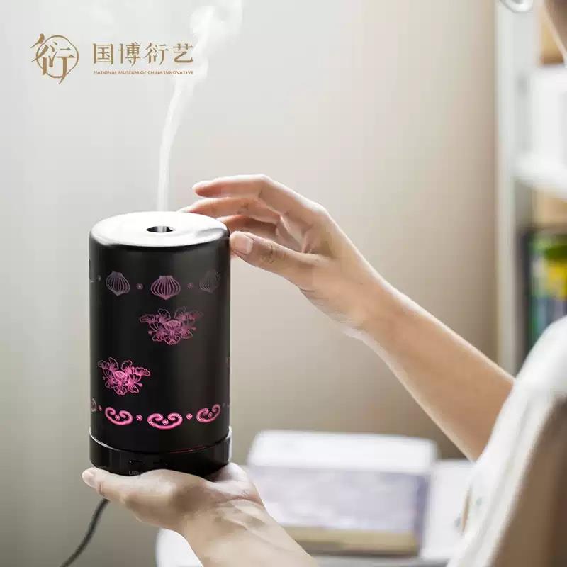 中國國家博物館海晏河清加濕器香薰機(jī)創(chuàng)意臥室家居中國風(fēng)禮物