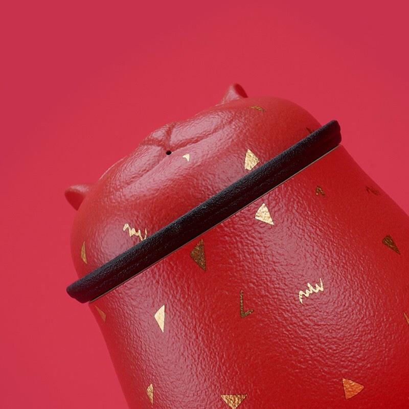 萬(wàn)仟堂（Edenus）茶具 茶杯 貓杯帶濾網(wǎng)馬克杯 茶水分離杯 茶杯水杯 招財(cái)貓茶杯 