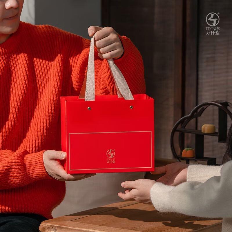 萬仟堂（Edenus）龍年生肖龍紋主人杯高檔陶瓷功夫茶具茶杯云龍開運(yùn)辦公杯朱紅釉