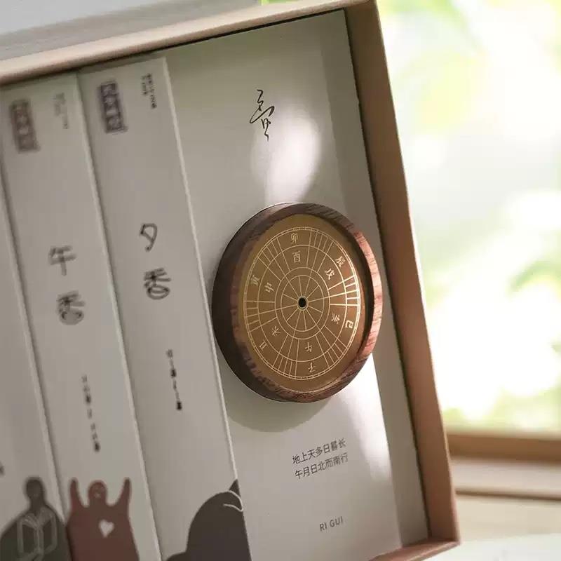 北京時間中式香薰禮盒沉香檀香漢方香家用室內(nèi)持久香薰文創(chuàng)禮物